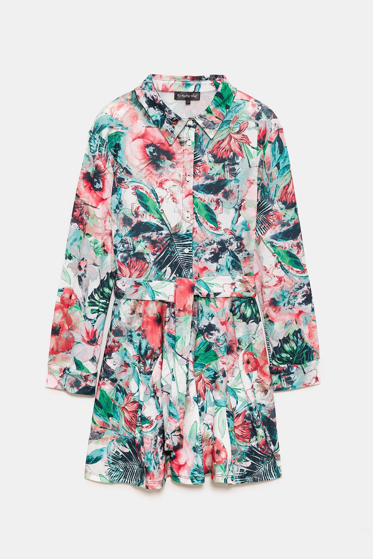 Langärmeliges Hemdkleid