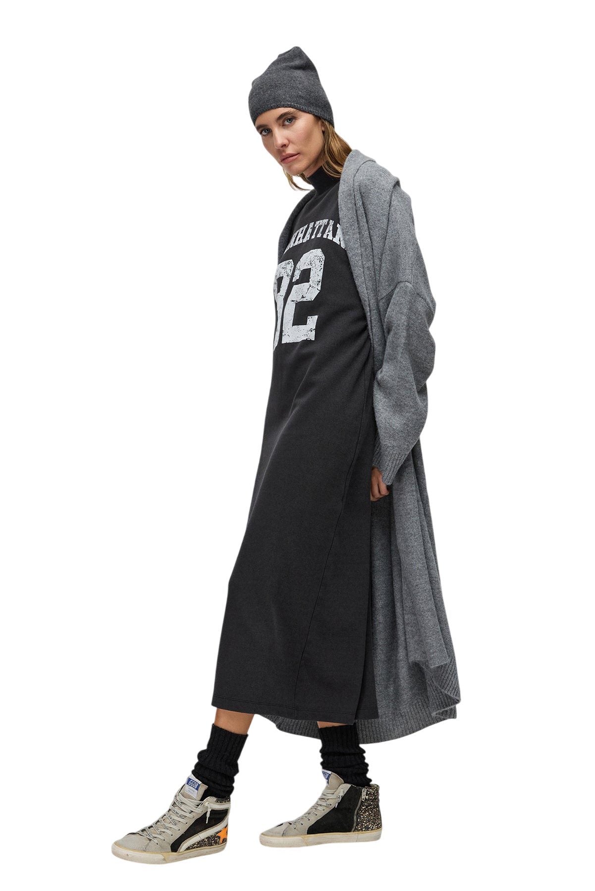 kurzärmeliges Kleid
