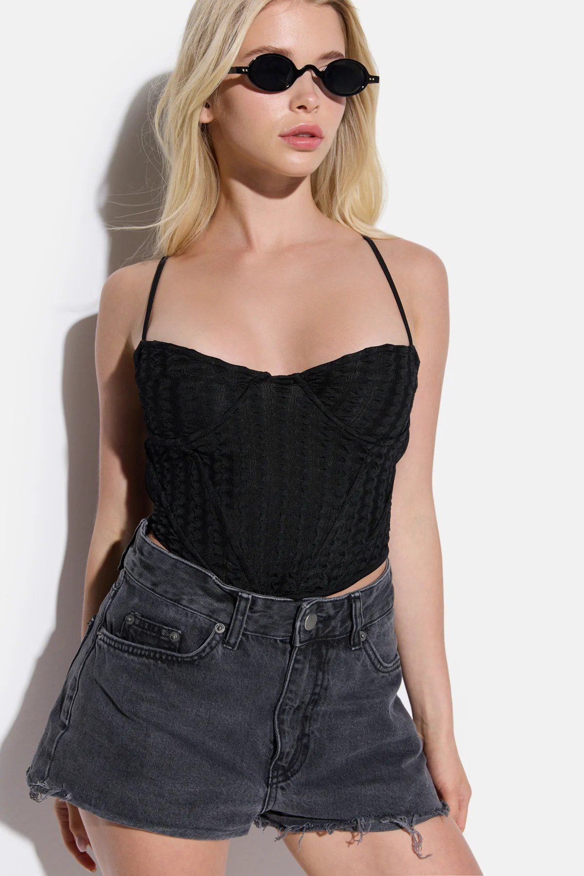 ärmellose Bluse