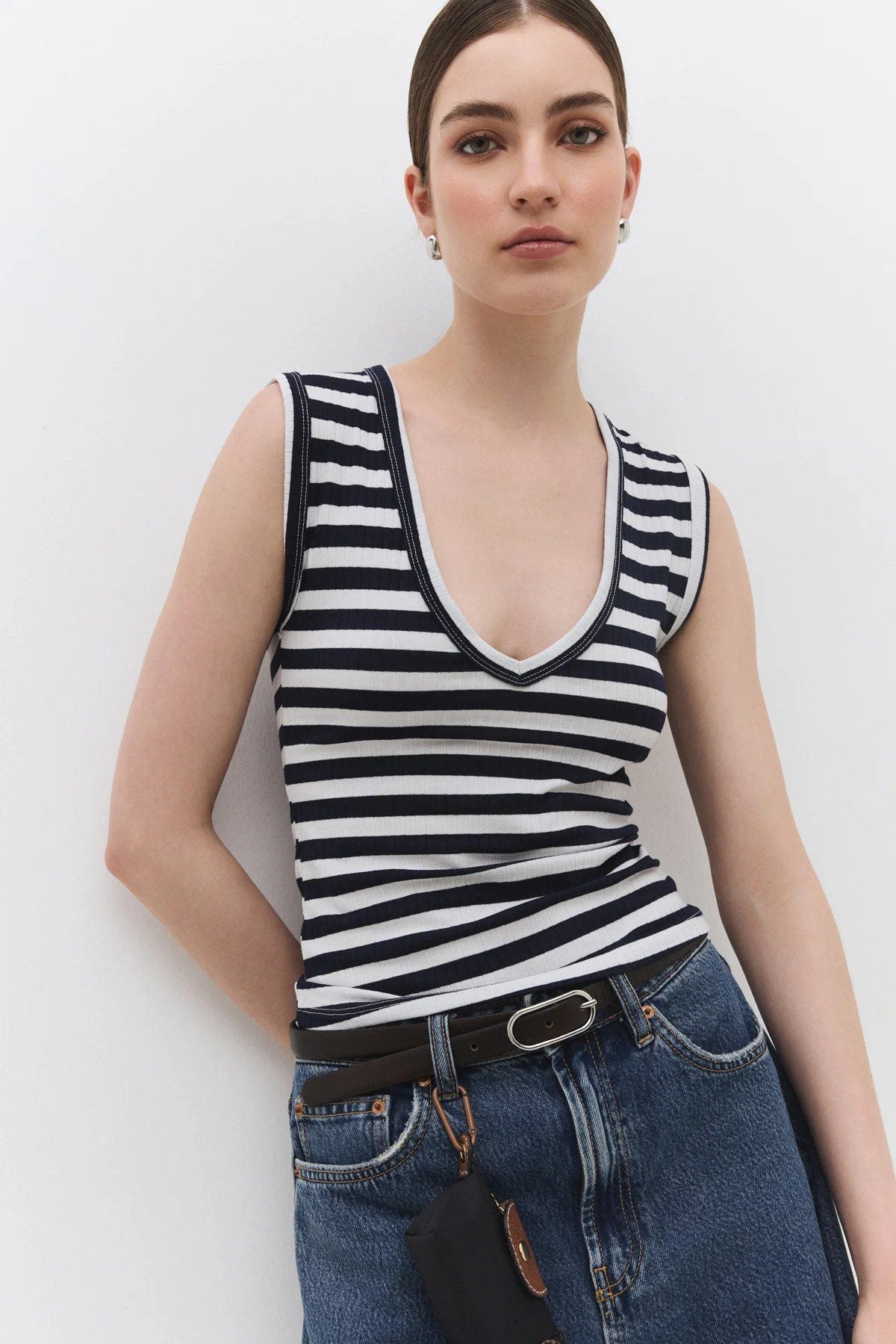 Ärmellose Bluse