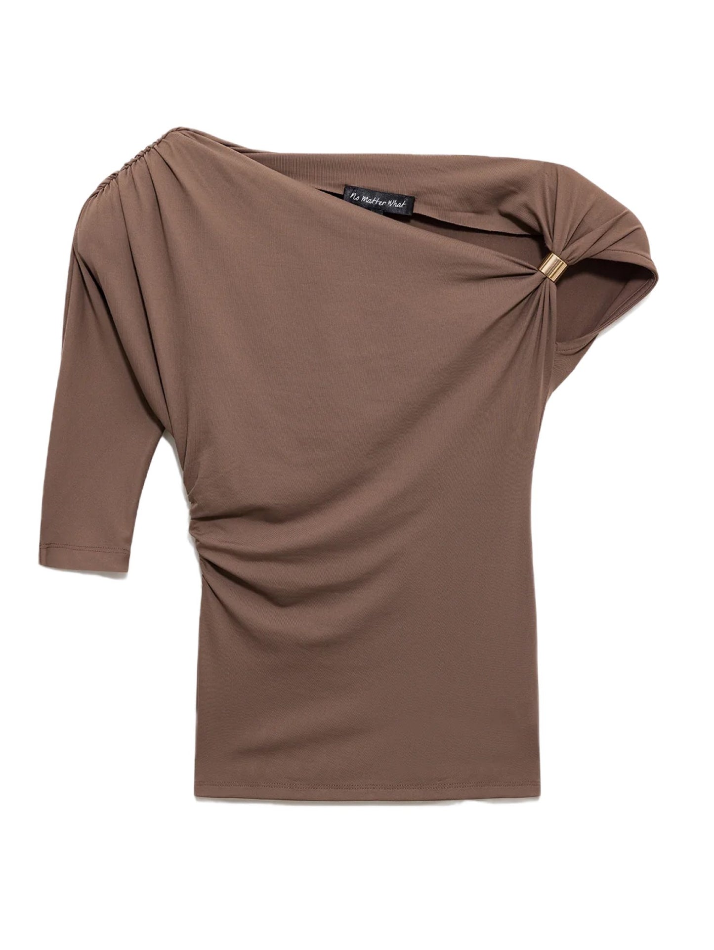 Bluse mit asymmetrischem Ausschnitt
