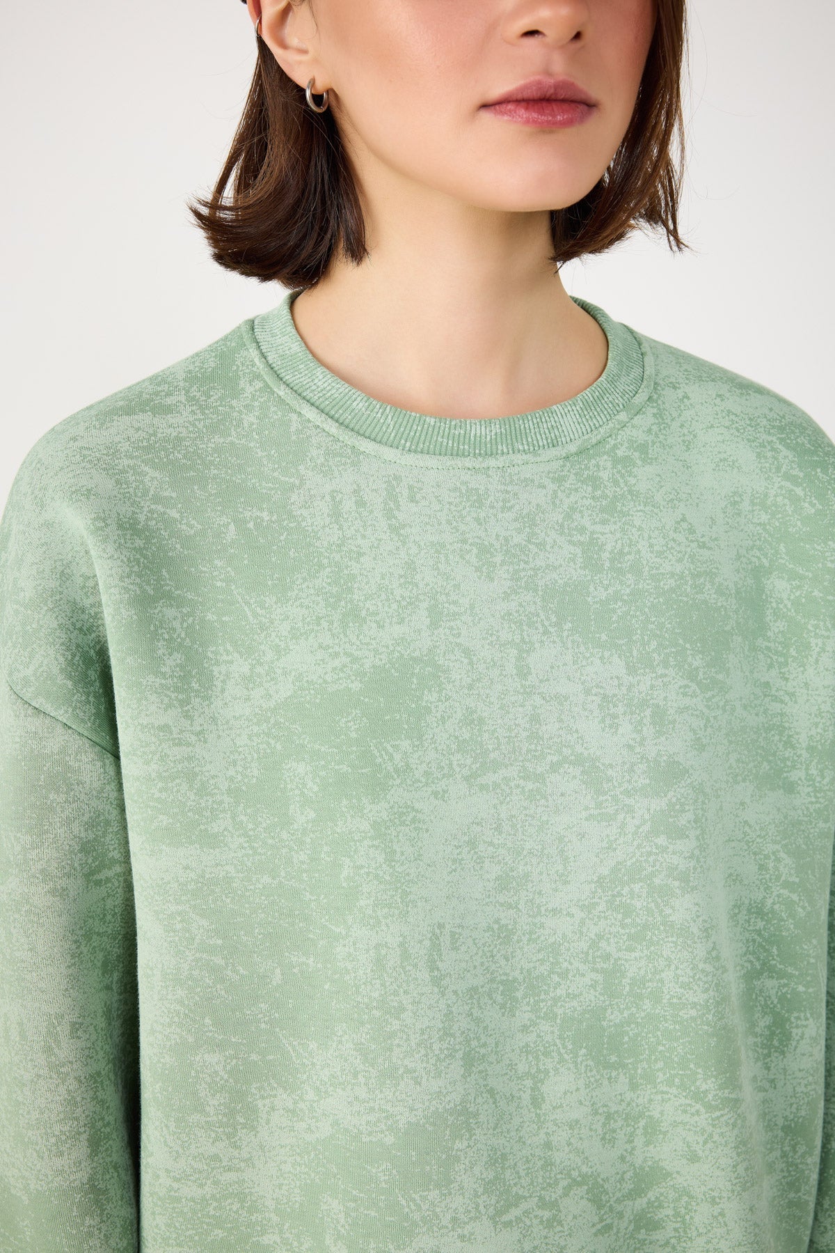 Sweatshirt mit Rundhalsausschnitt