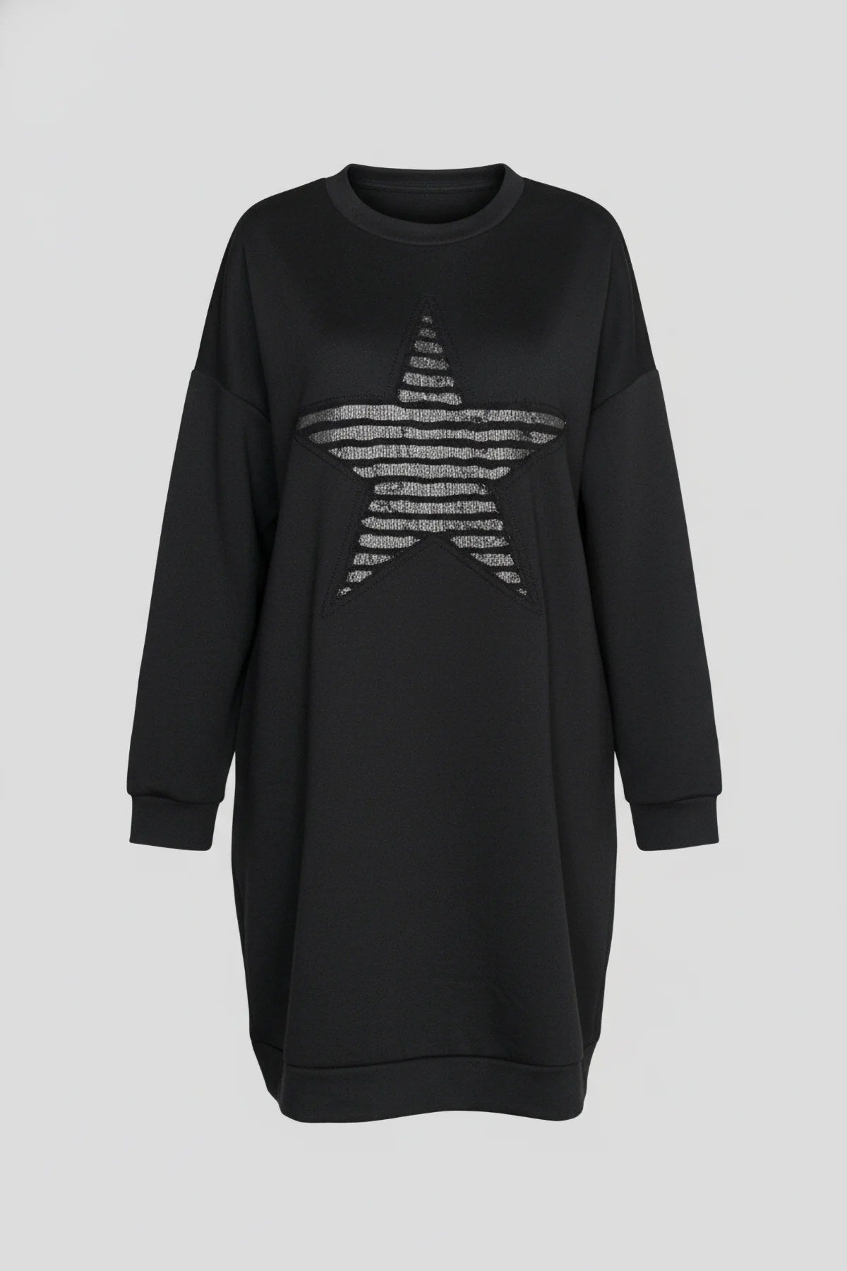 Langarm-Sweatshirt mit Sternenmuster