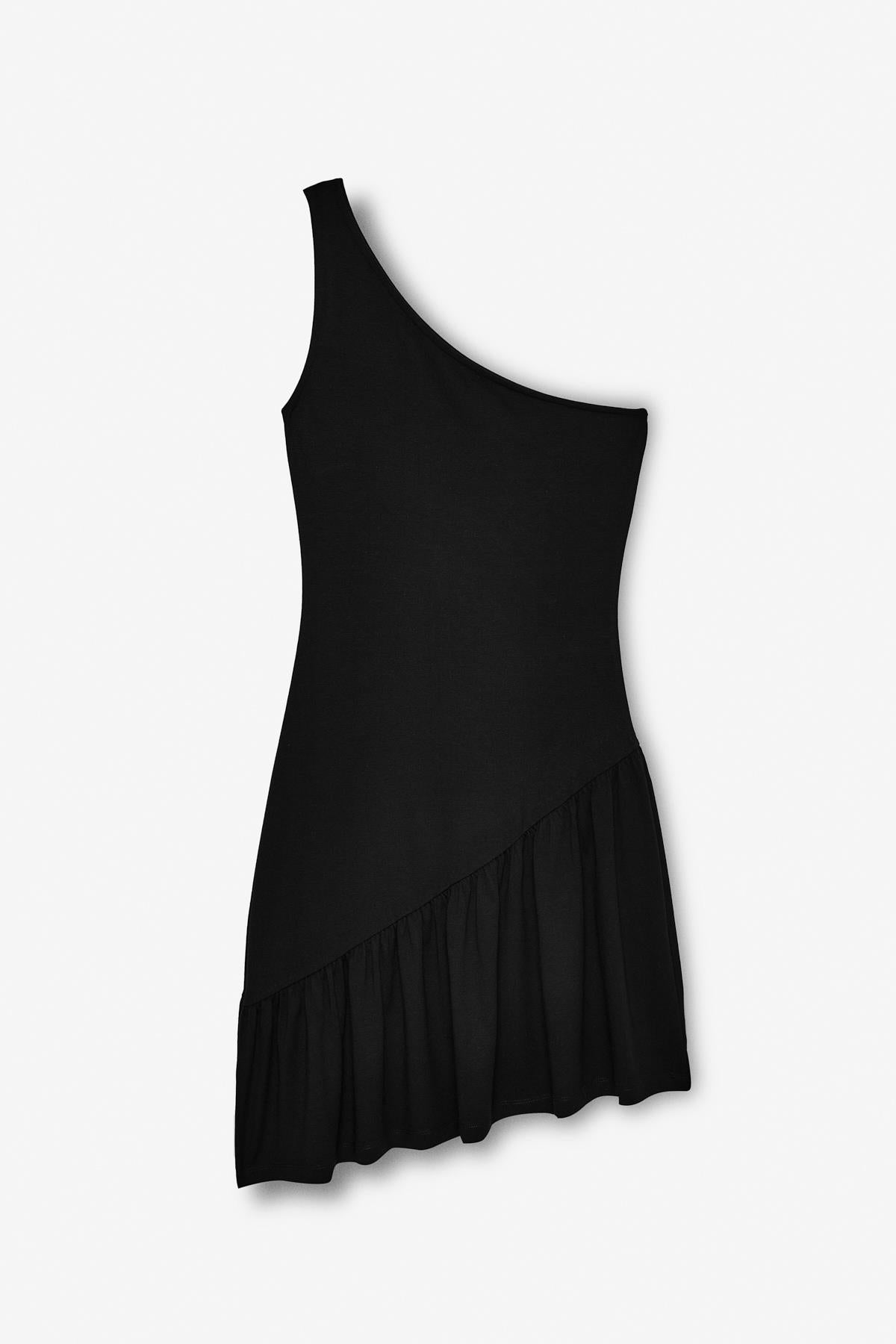 YOGET Damen Asymmetrisches Slipkleid