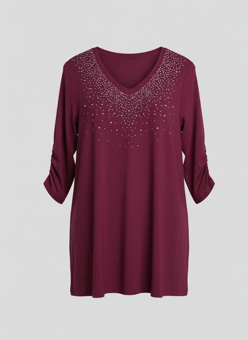 Mit Steinen verziertes Kleid