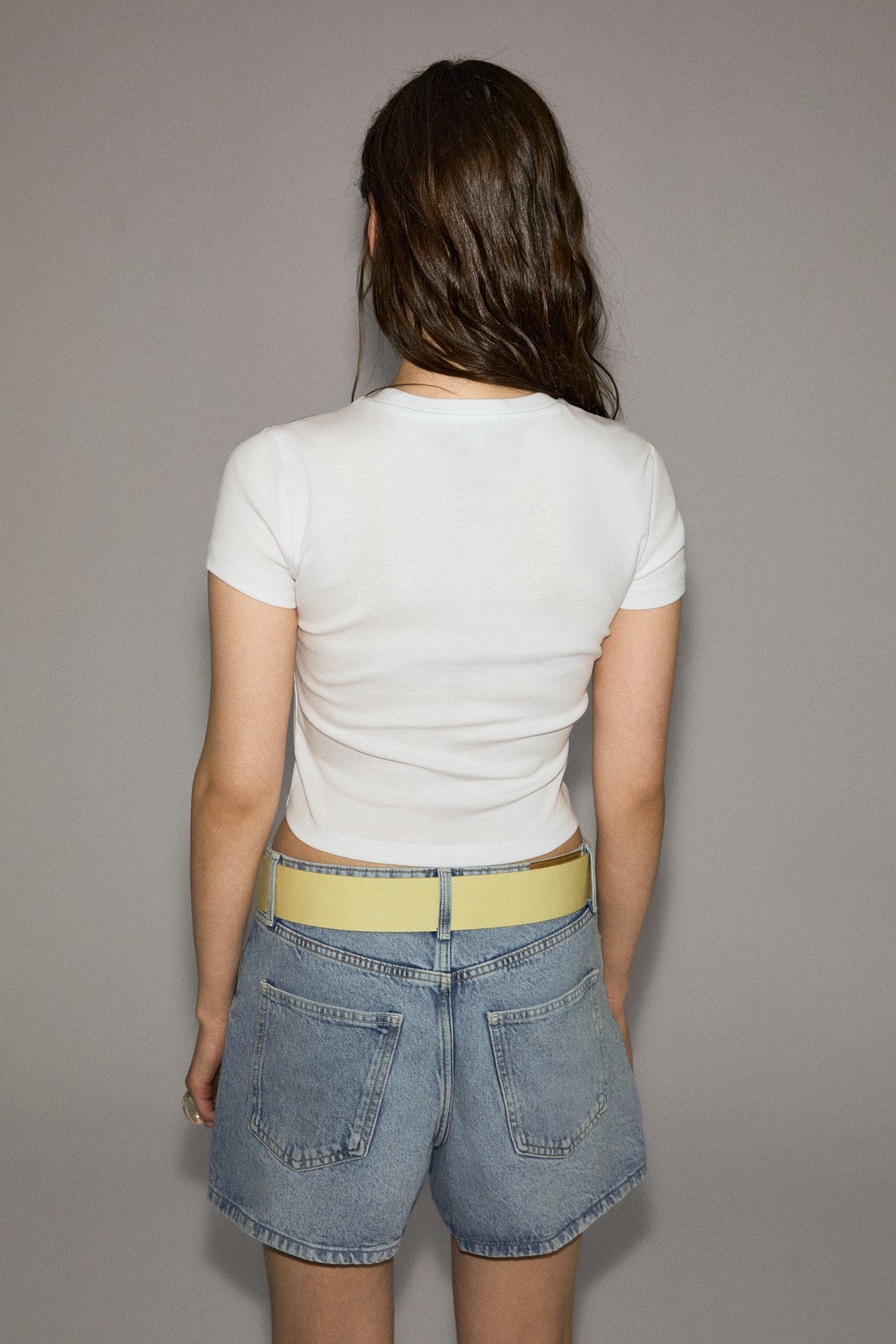 ZOLEN Damen Cropped Shirt Bio-Baumwolle