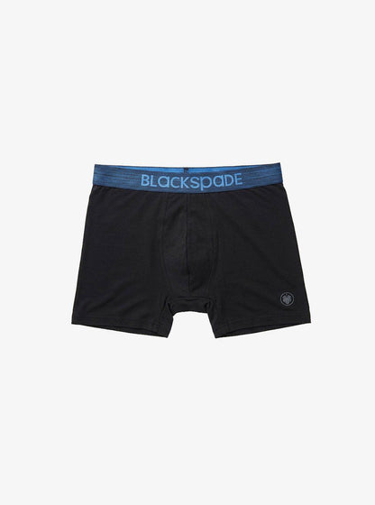 Herren Boxer Shorts 3er-Pack - Grau Blau Schwarz