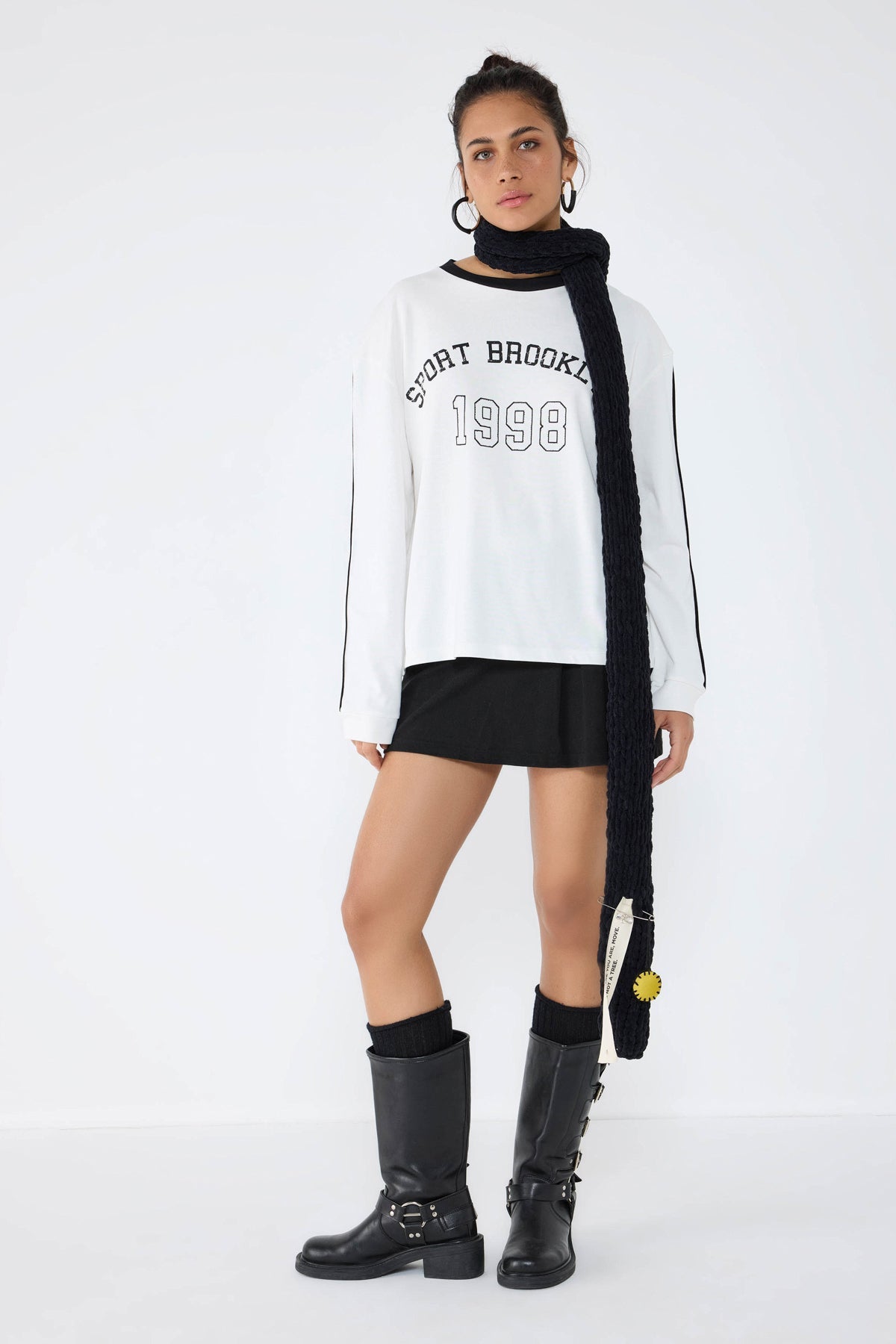 Bedrucktes Basic-Sweatshirt