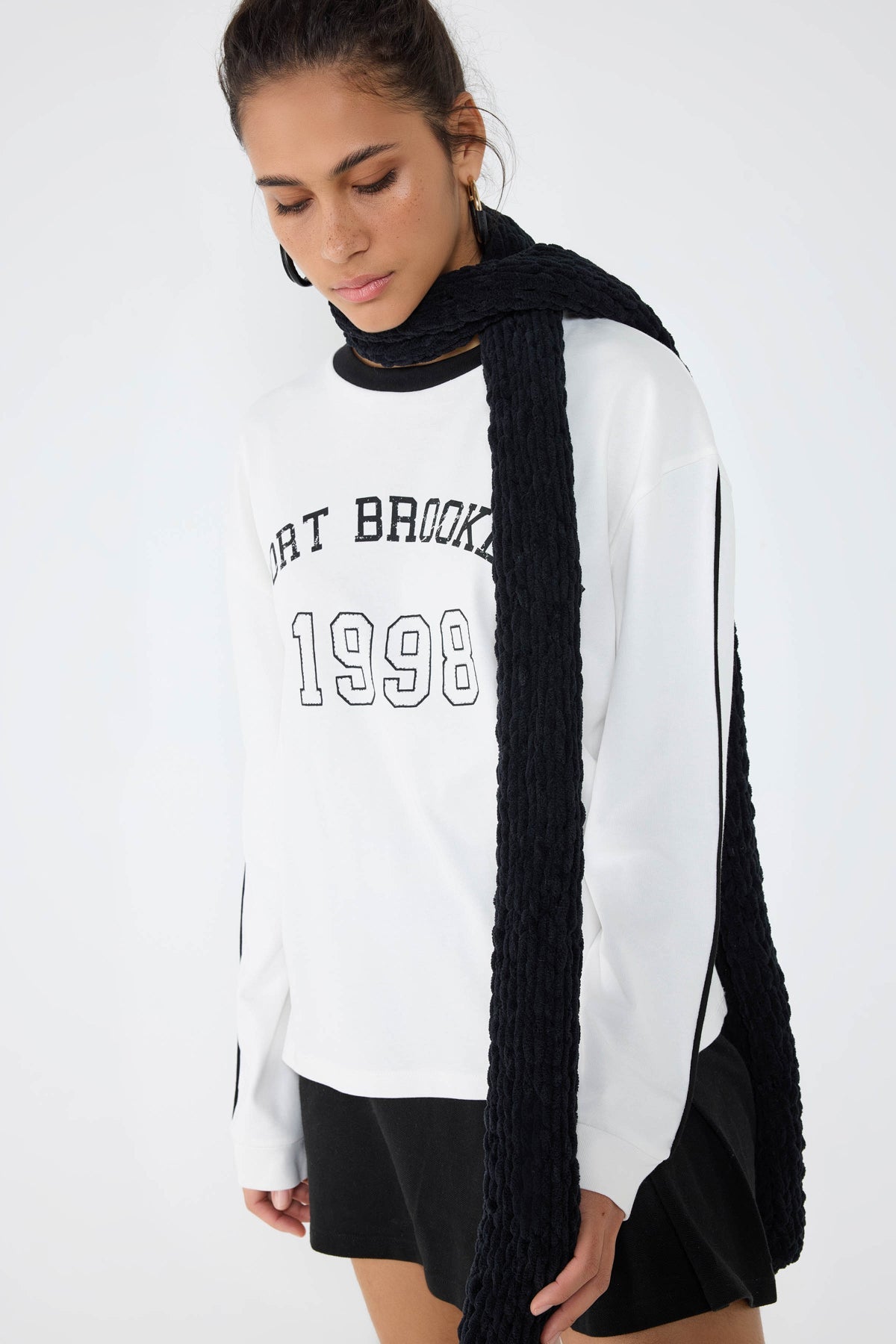 Bedrucktes Basic-Sweatshirt