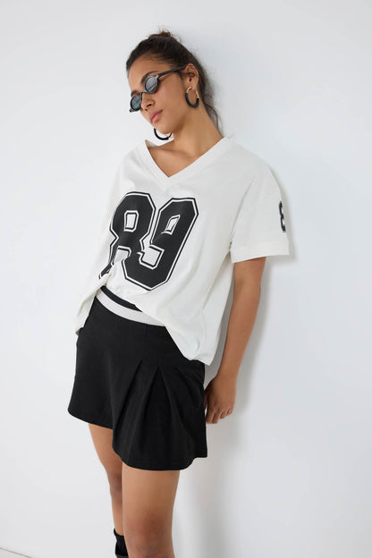 Bedrucktes Basic-Sweatshirt