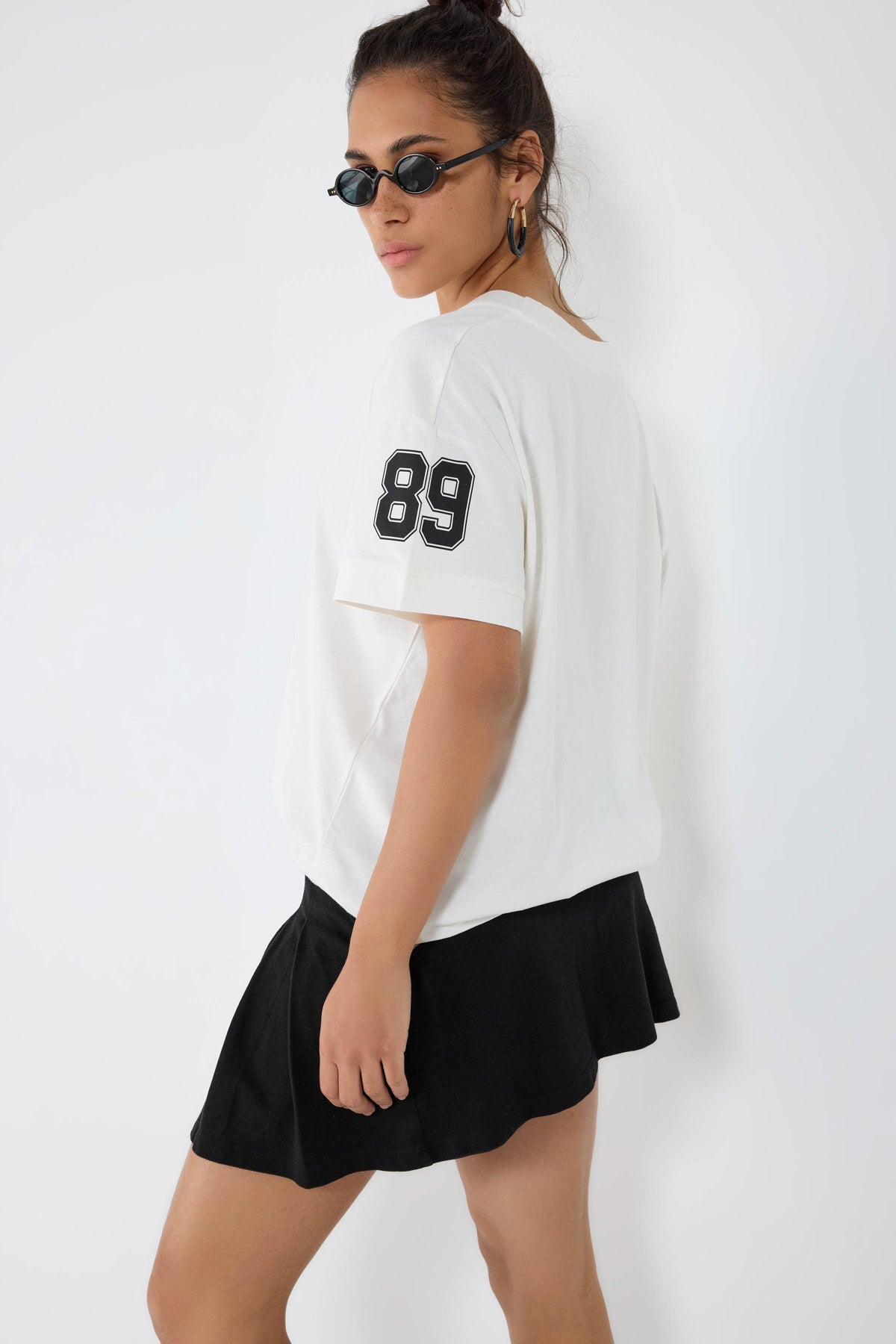 Bedrucktes Basic-Sweatshirt