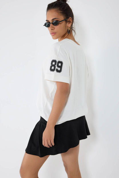 Bedrucktes Basic-Sweatshirt
