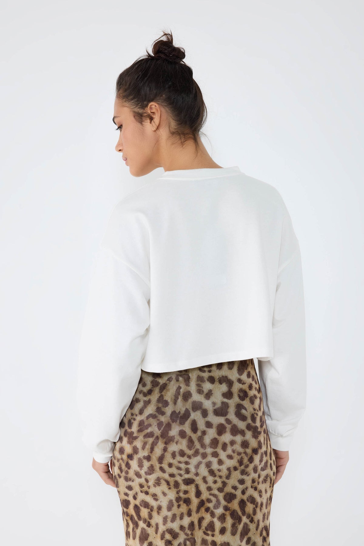 Bedrucktes Basic-Sweatshirt