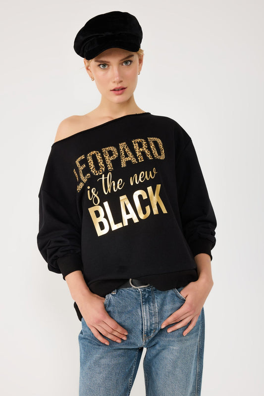 Bedrucktes Basic-Sweatshirt
