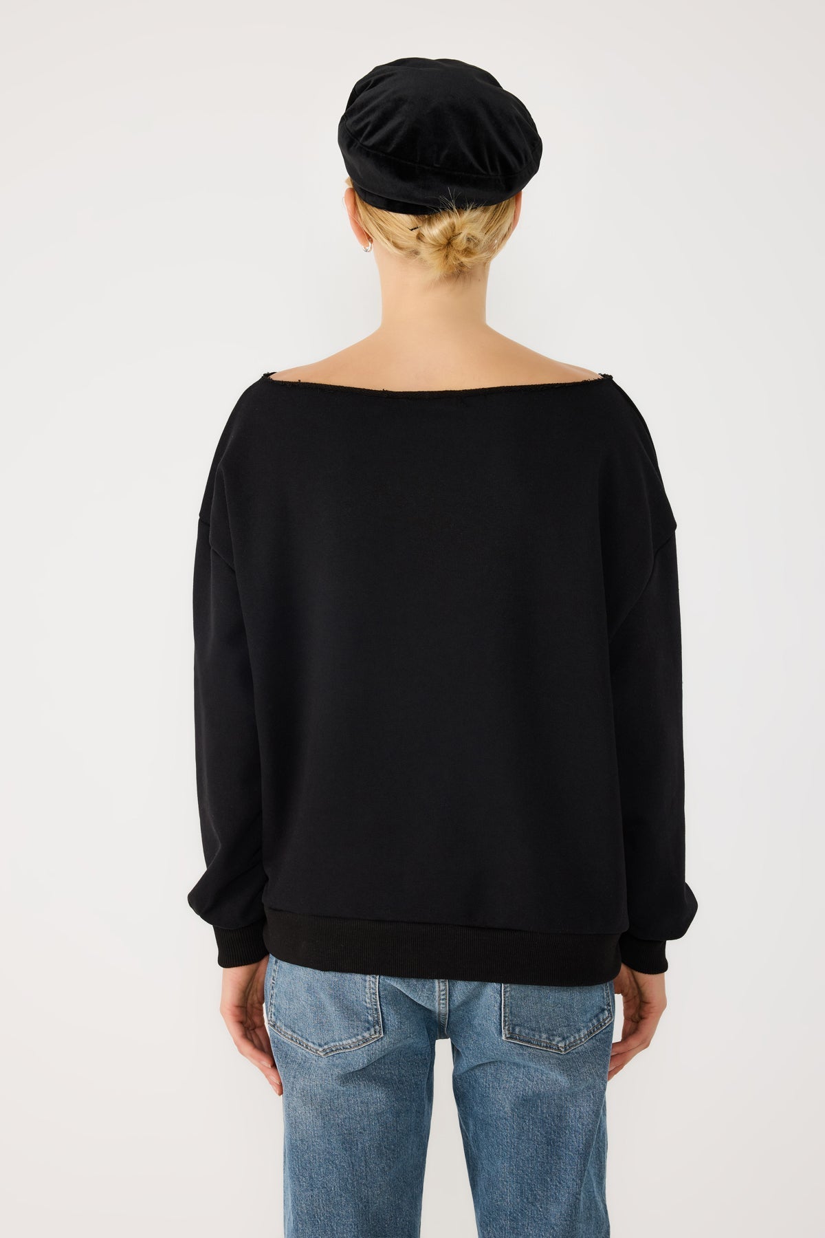 Bedrucktes Basic-Sweatshirt