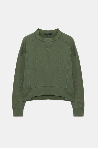 Sweatshirt mit Rundhalsausschnitt