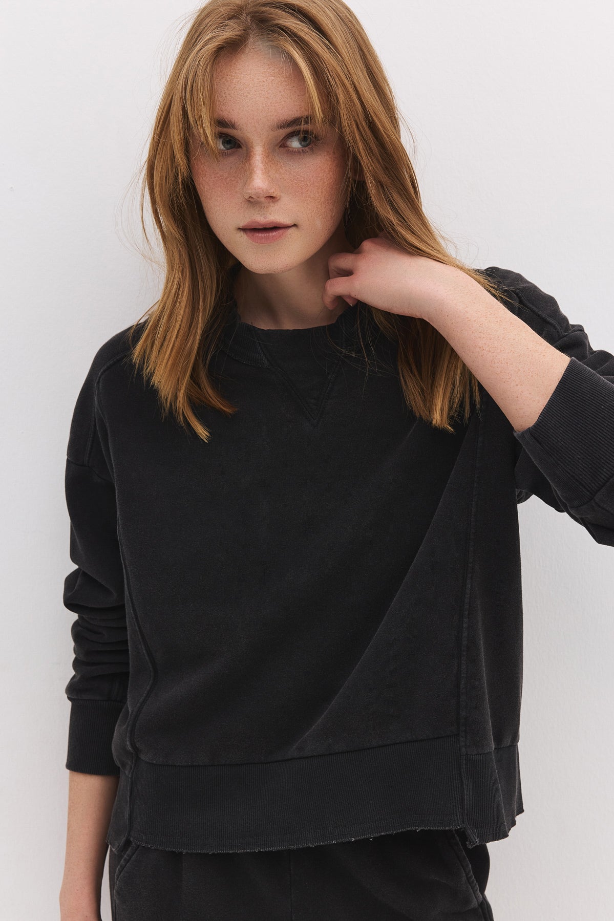 Sweatshirt mit Rundhalsausschnitt