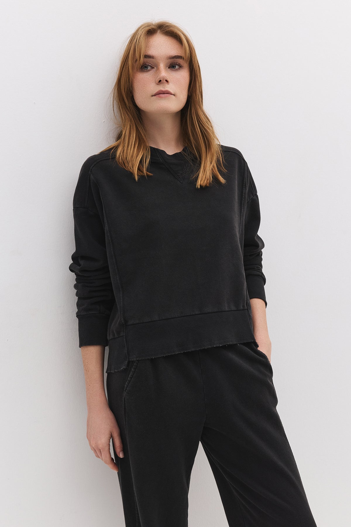 Sweatshirt mit Rundhalsausschnitt