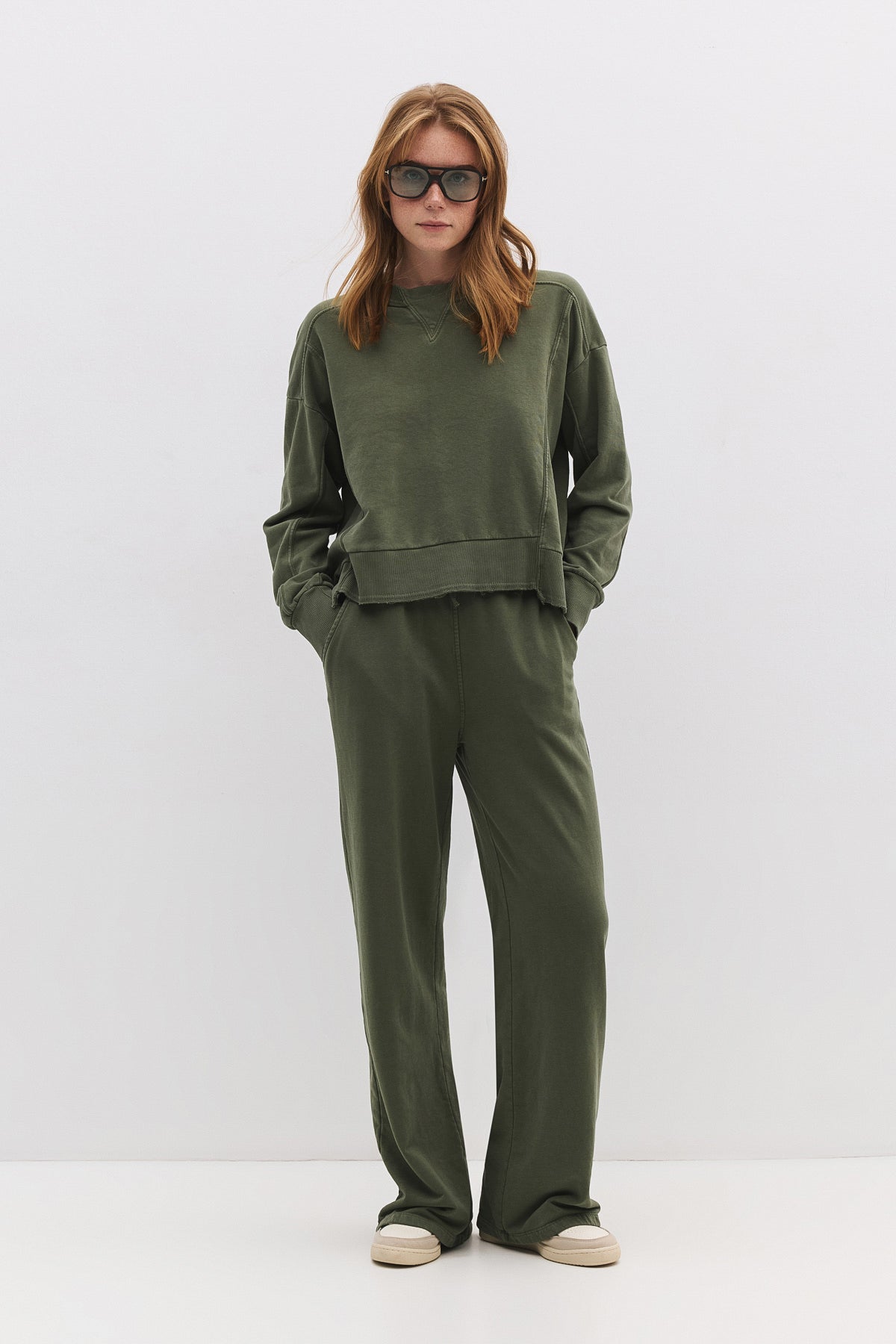 Sweatshirt mit Rundhalsausschnitt