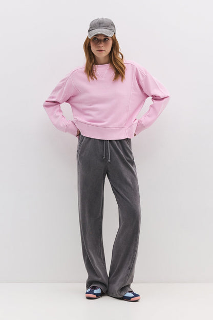 Sweatshirt mit Rundhalsausschnitt