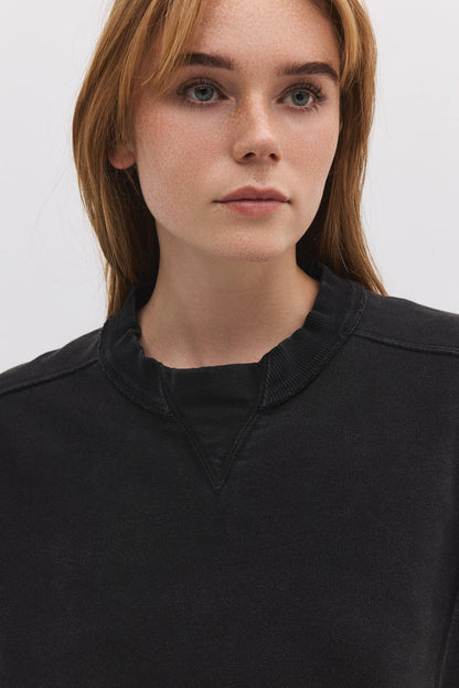 Sweatshirt mit Rundhalsausschnitt