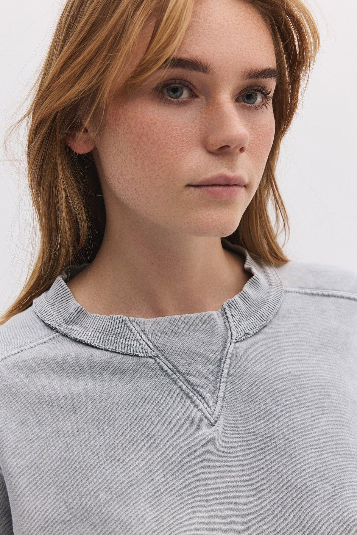 Sweatshirt mit Rundhalsausschnitt