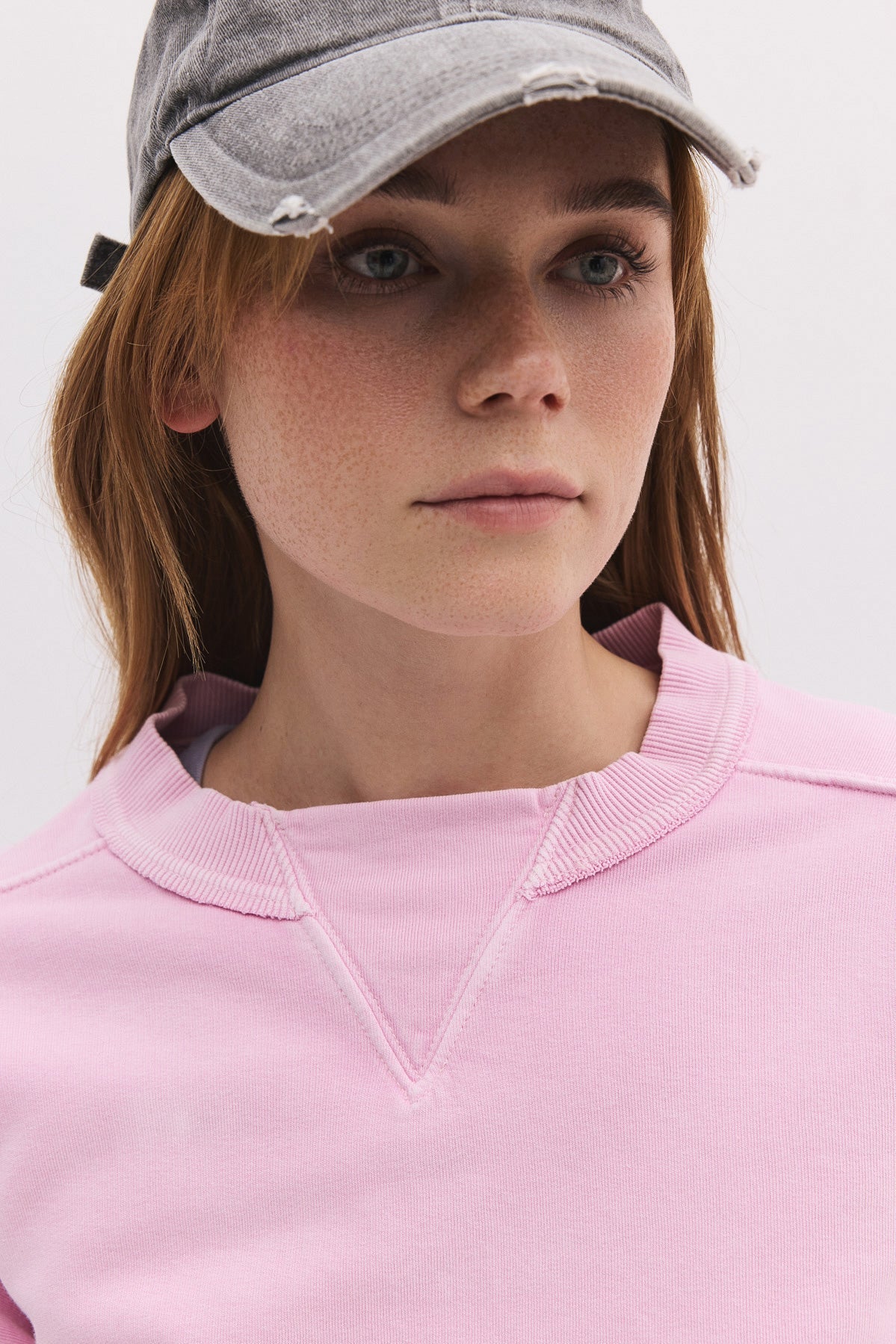 Sweatshirt mit Rundhalsausschnitt