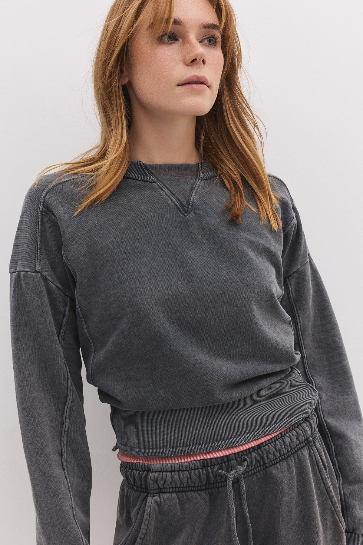 Sweatshirt mit Rundhalsausschnitt
