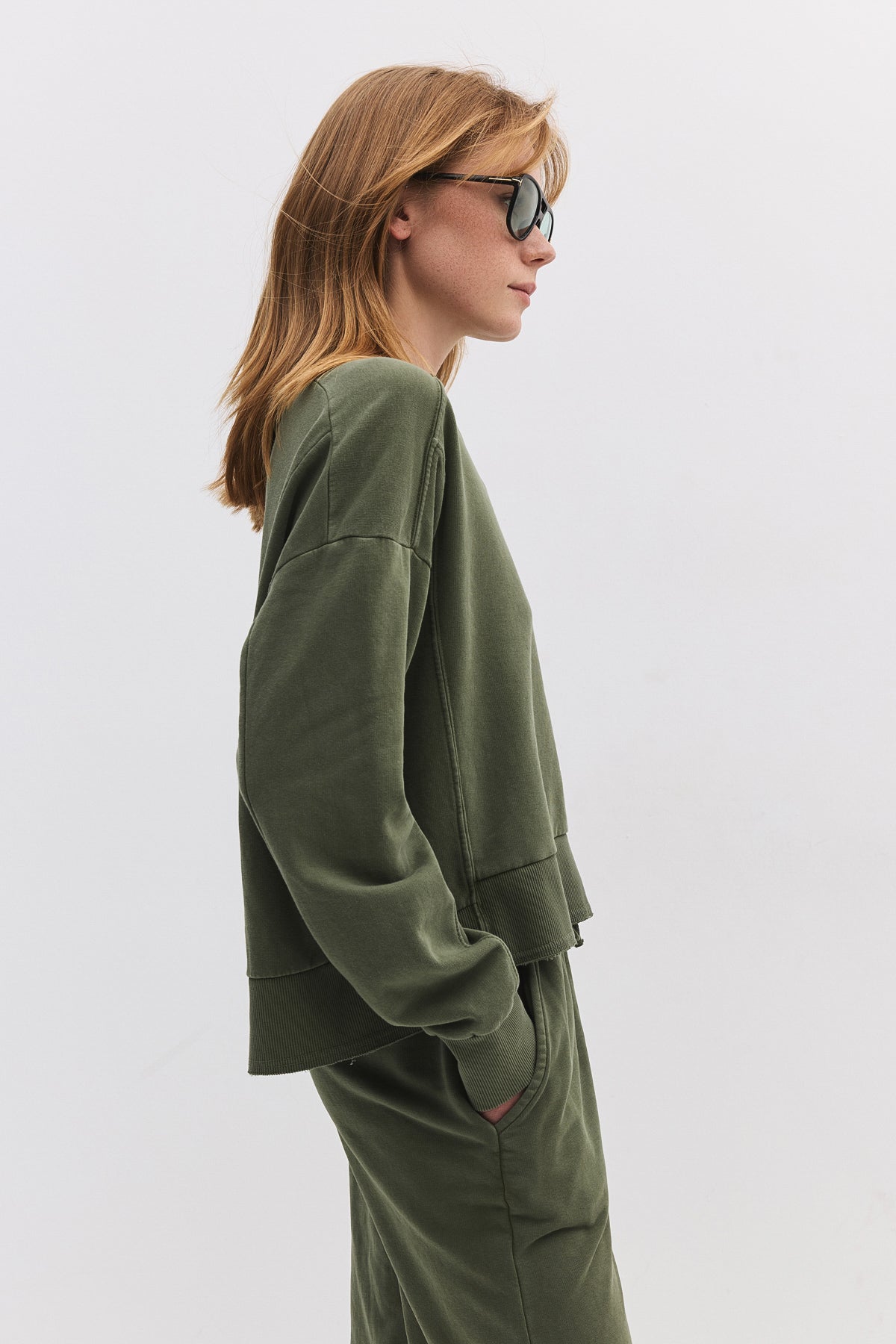 Sweatshirt mit Rundhalsausschnitt
