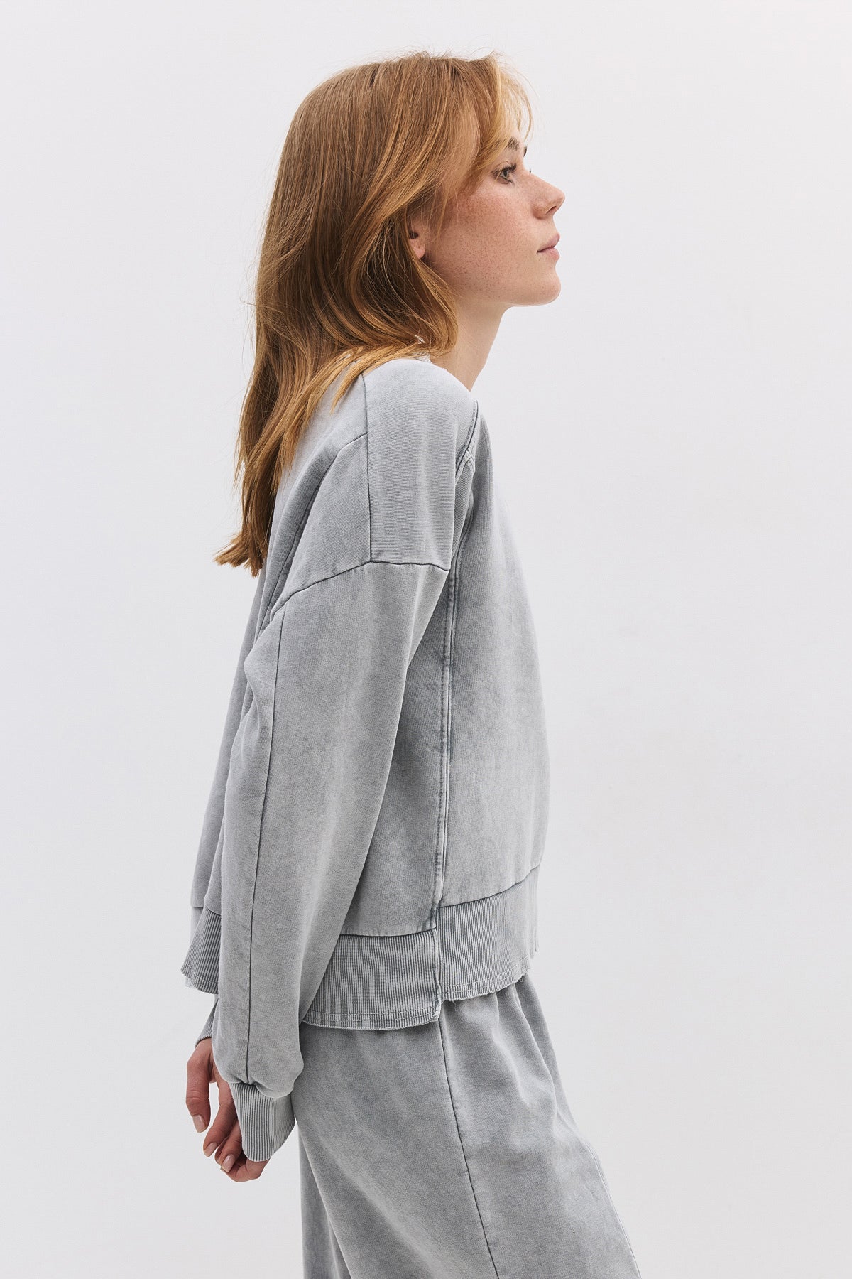 Sweatshirt mit Rundhalsausschnitt