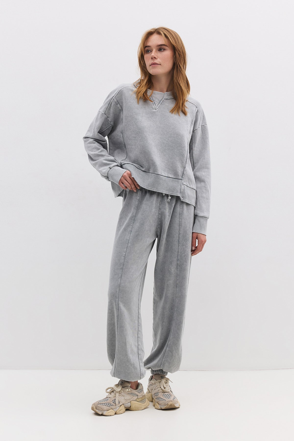 Sweatshirt mit Rundhalsausschnitt
