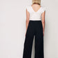 Comfortable Trouser with Elastic Waist - Black