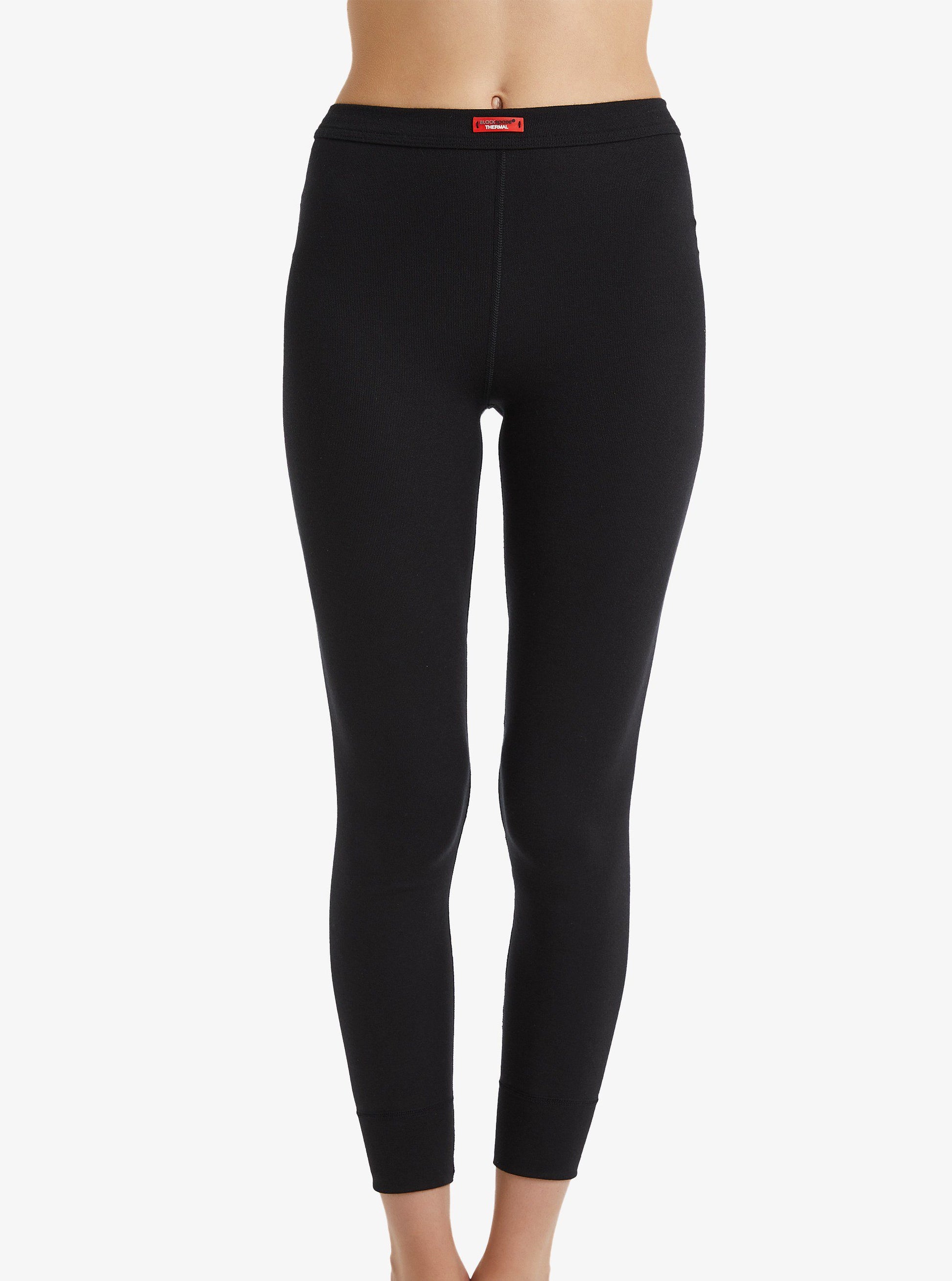 Damen Thermo Unterwäsche 2. Ebene - Schwarz