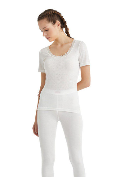 Damen Thermo T-Shirt Level 1 - Weiß