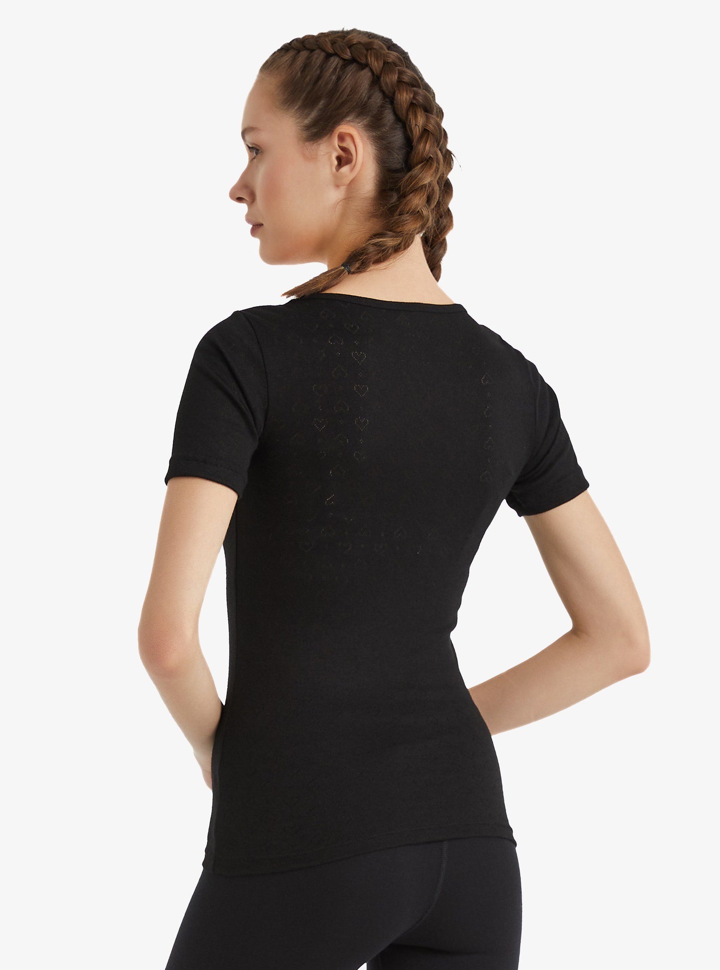 Damen Thermo T-Shirt Level 1 - Schwarz