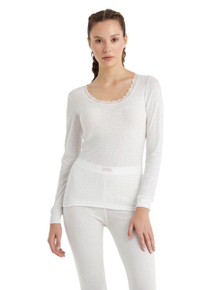Damen Thermo Weste Level 1 - Weiß