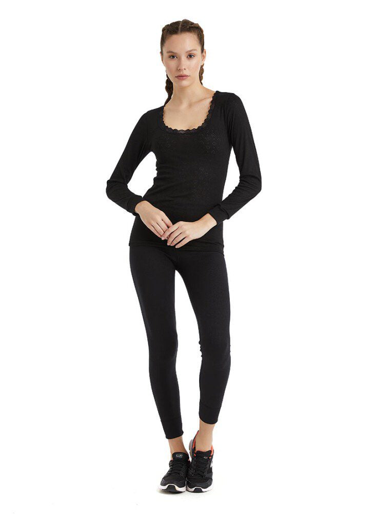 Damen Thermo Weste Level 1 - Schwarz