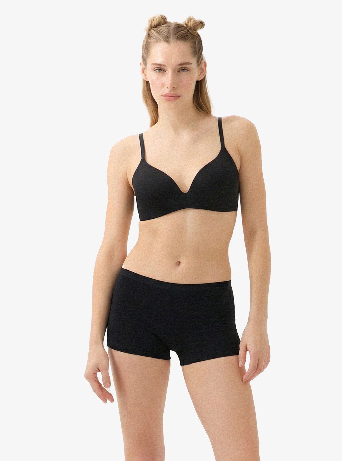 Damen Essential Boxer 1301 - Schwarz