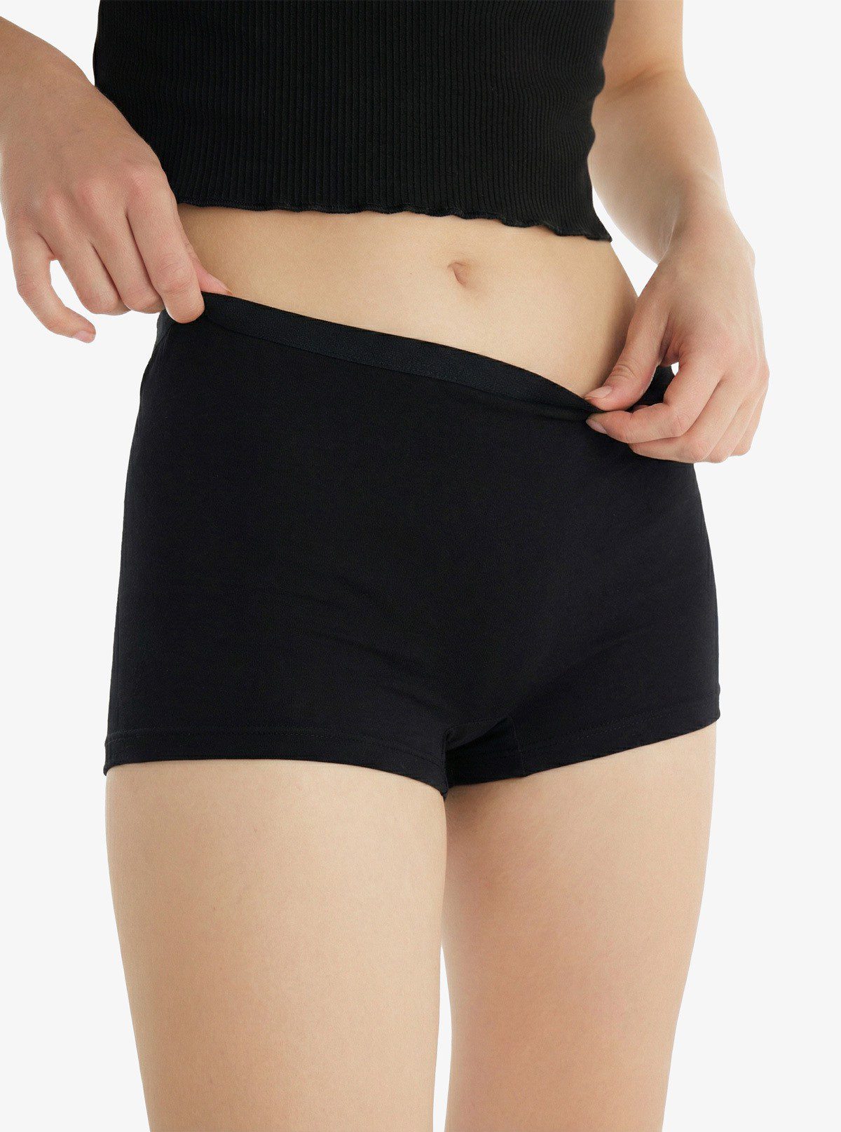 Damen Essential Boxer 1301 - Schwarz