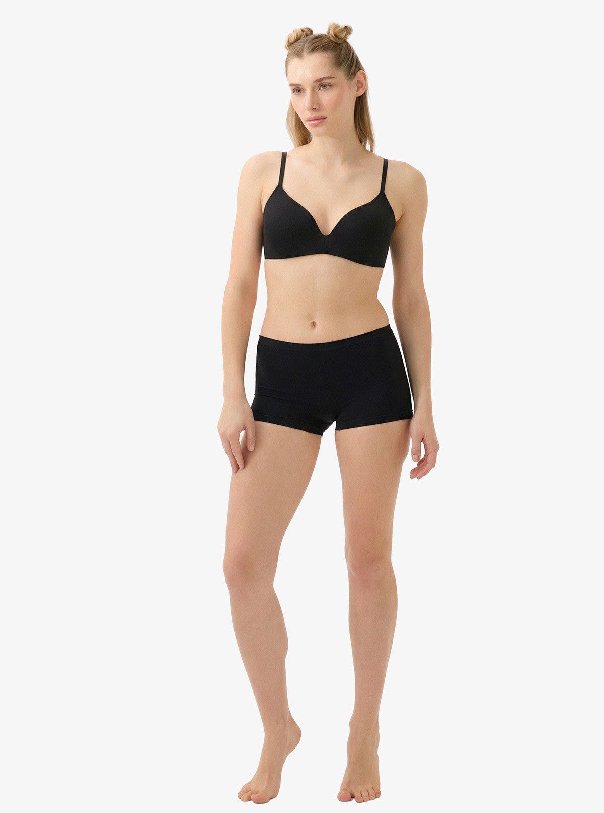 Damen Essential Boxer 1301 - Schwarz