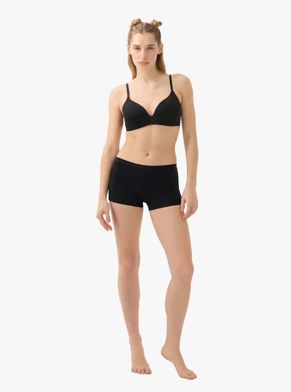Damen Essential Boxer 1301 - Schwarz