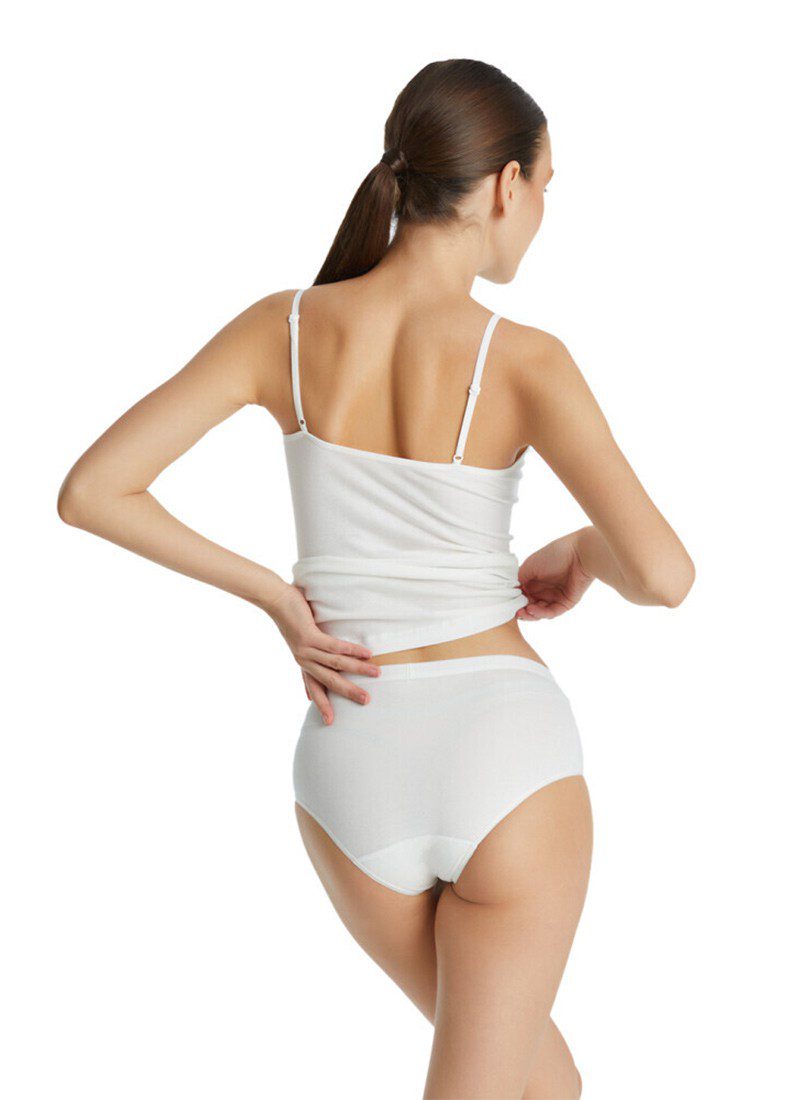 Damen Essentials Slip 1306 - Weiß