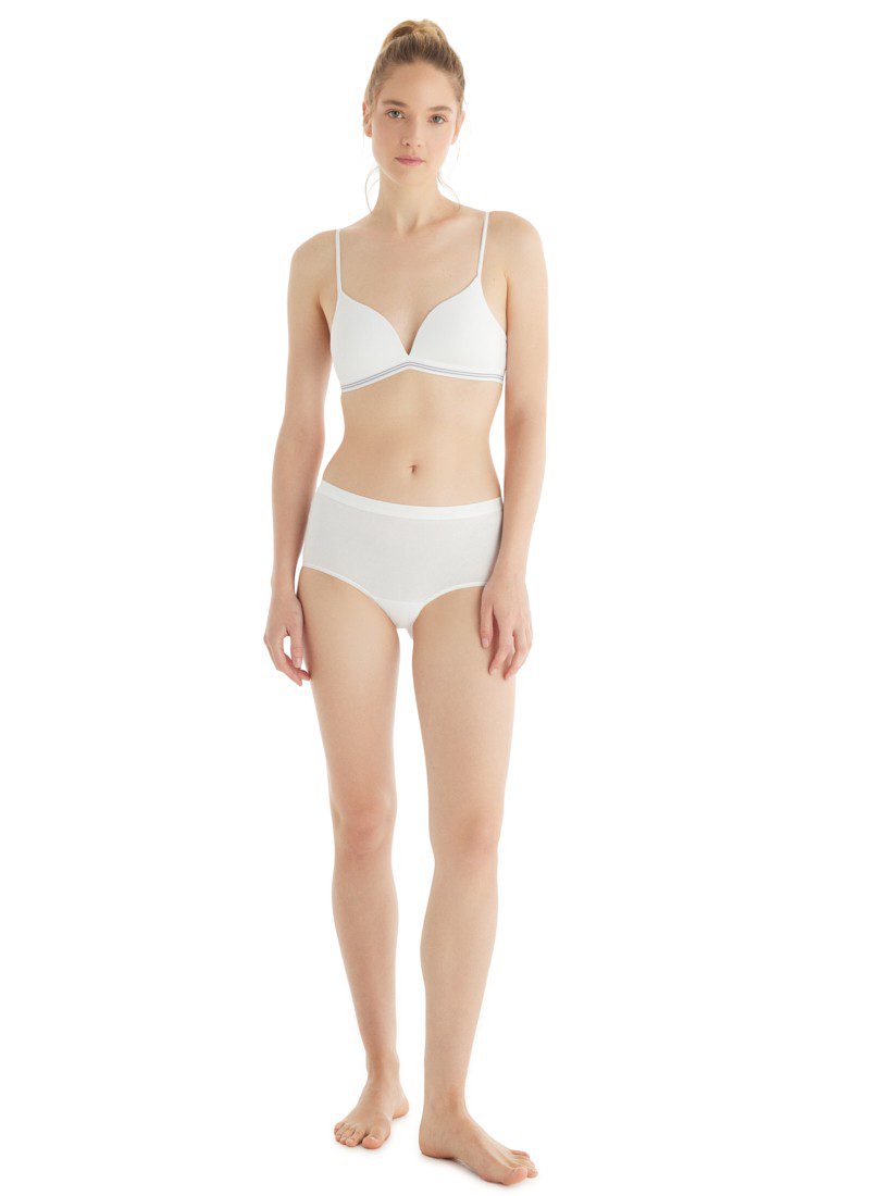 Damen Essentials Slip 1307 - Weiß