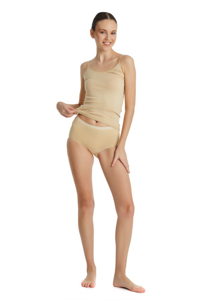 Damen Essentials Slip 1307 - Beige