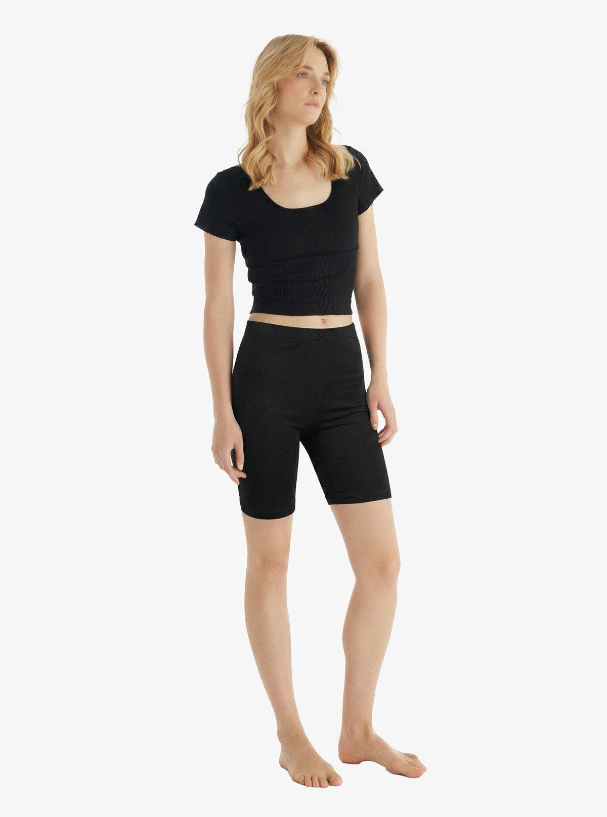 Damen Essential Boxer 1309 - Schwarz