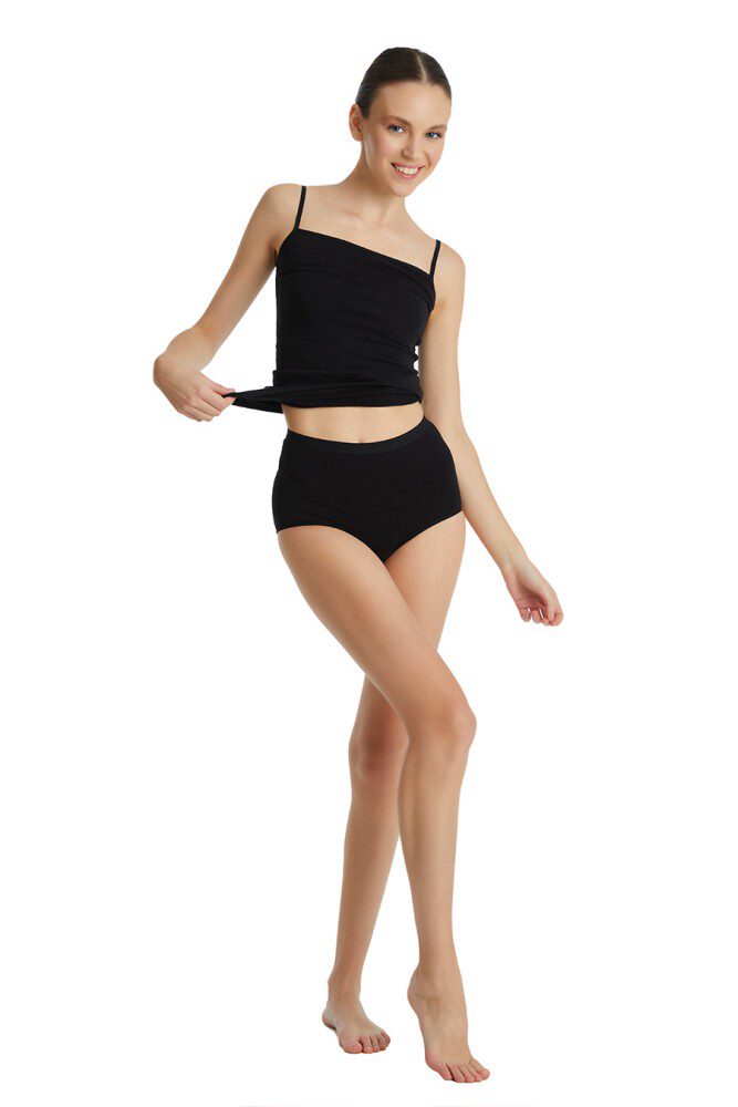 Essentielle Damen Slips 1314 - Schwarz