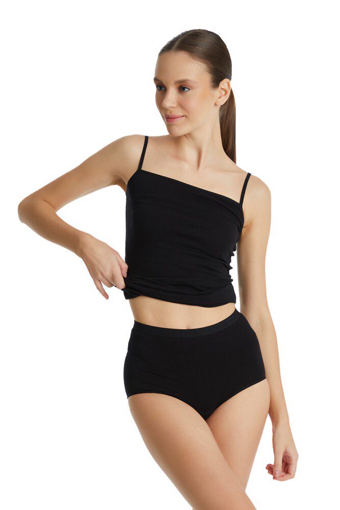 Essentielle Damen Slips 1314 - Schwarz
