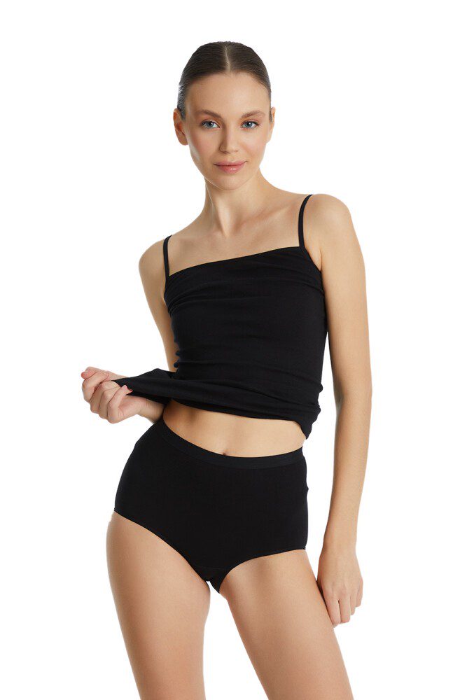 Essentielle Damen Slips 1314 - Schwarz