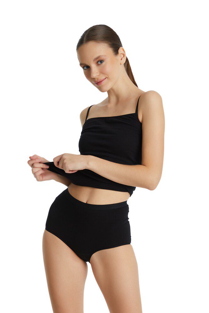Essentielle Damen Slips 1314 - Schwarz