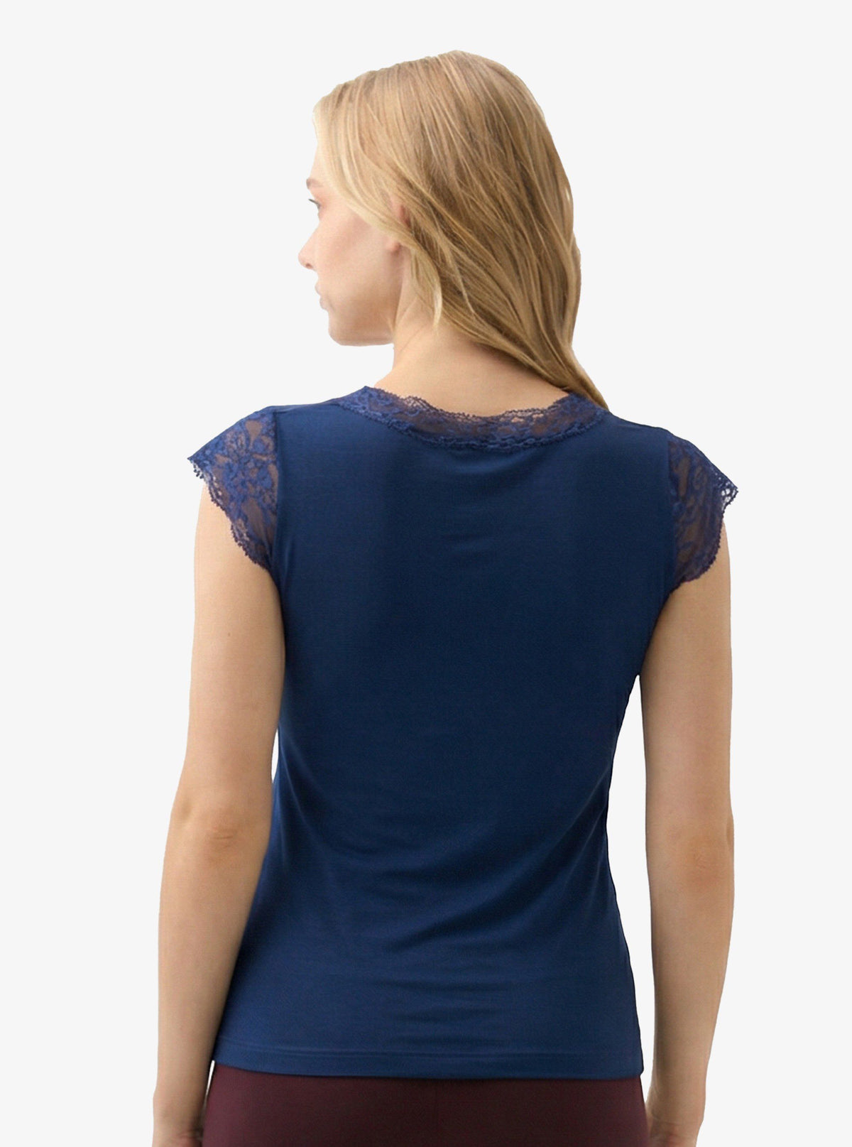Damen Modal Stretch T-Shirt 1348 - Marine